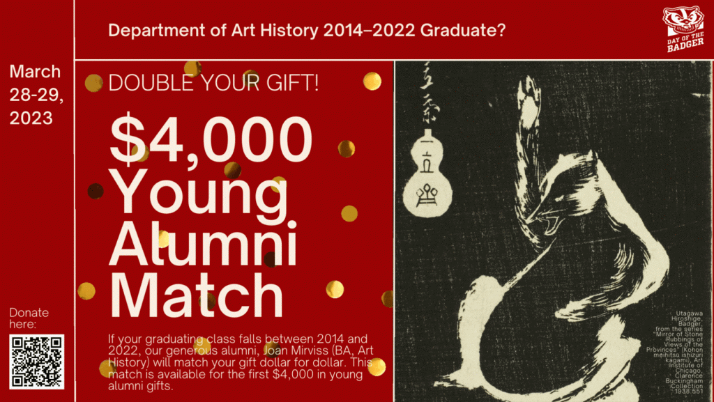 Day of the Badger 2023! Young Alumni Match! – Department of Art History ...